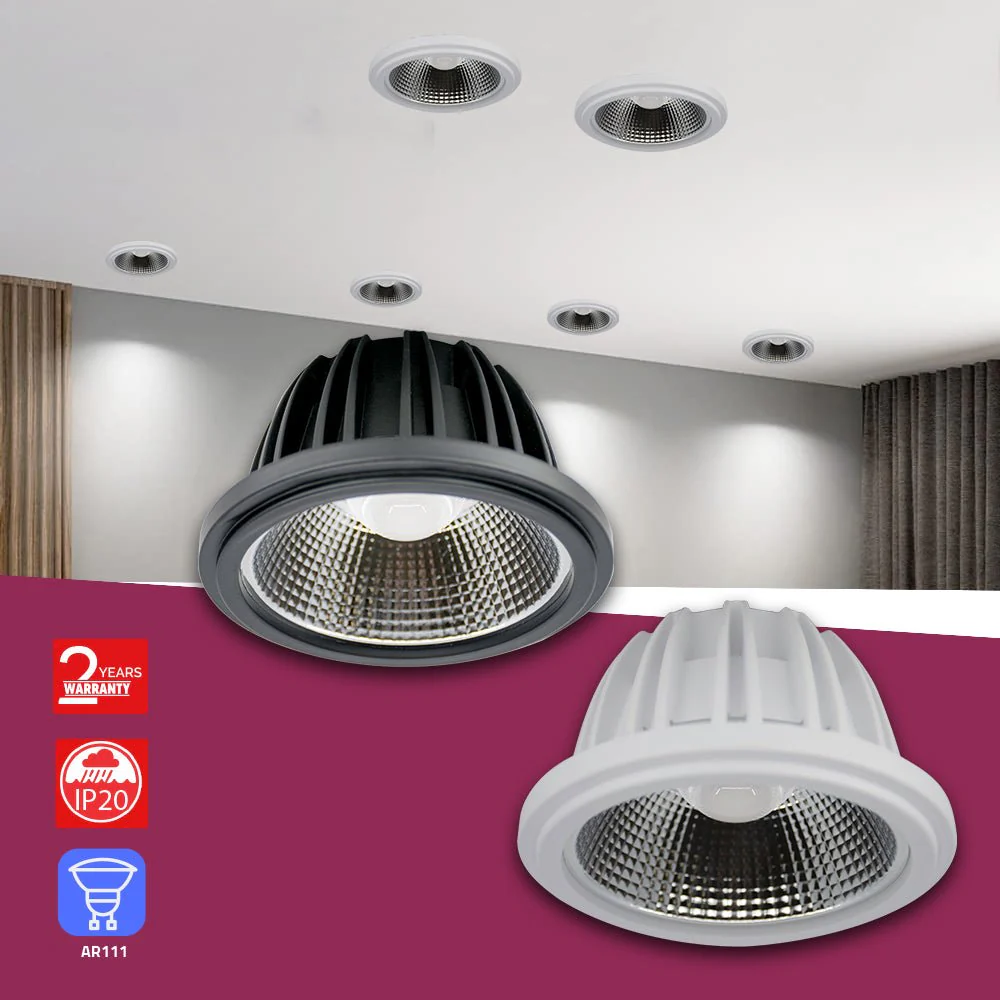 Ultralight 27W AR111 Base LED Bulb (WL-AR11130) - Image 3