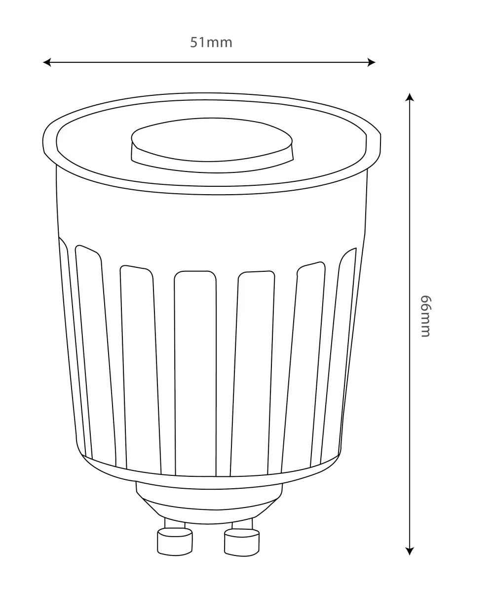 Ultralight 8W Bulb GU10 Base (UTL-M800ST) - Image 6