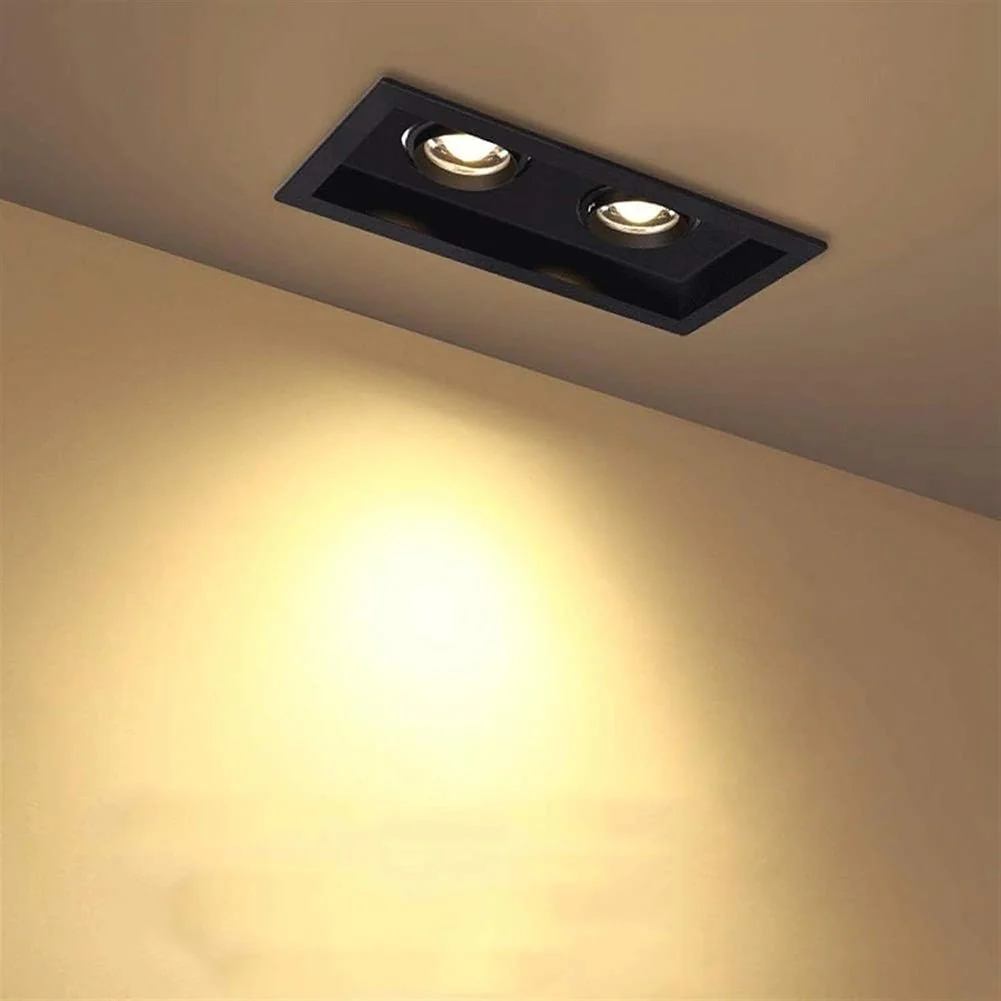 Ultralight Double Downlight Square AR111 (BR819-2) - Image 2