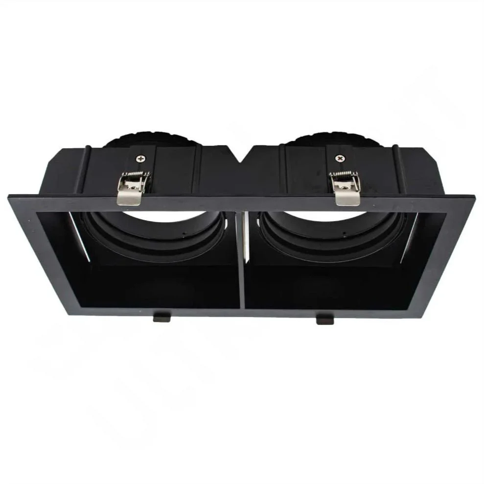 Down Light Frame GU10 (BR265-SQ) – Recessed Ceiling Frame & Square Design - Image 2