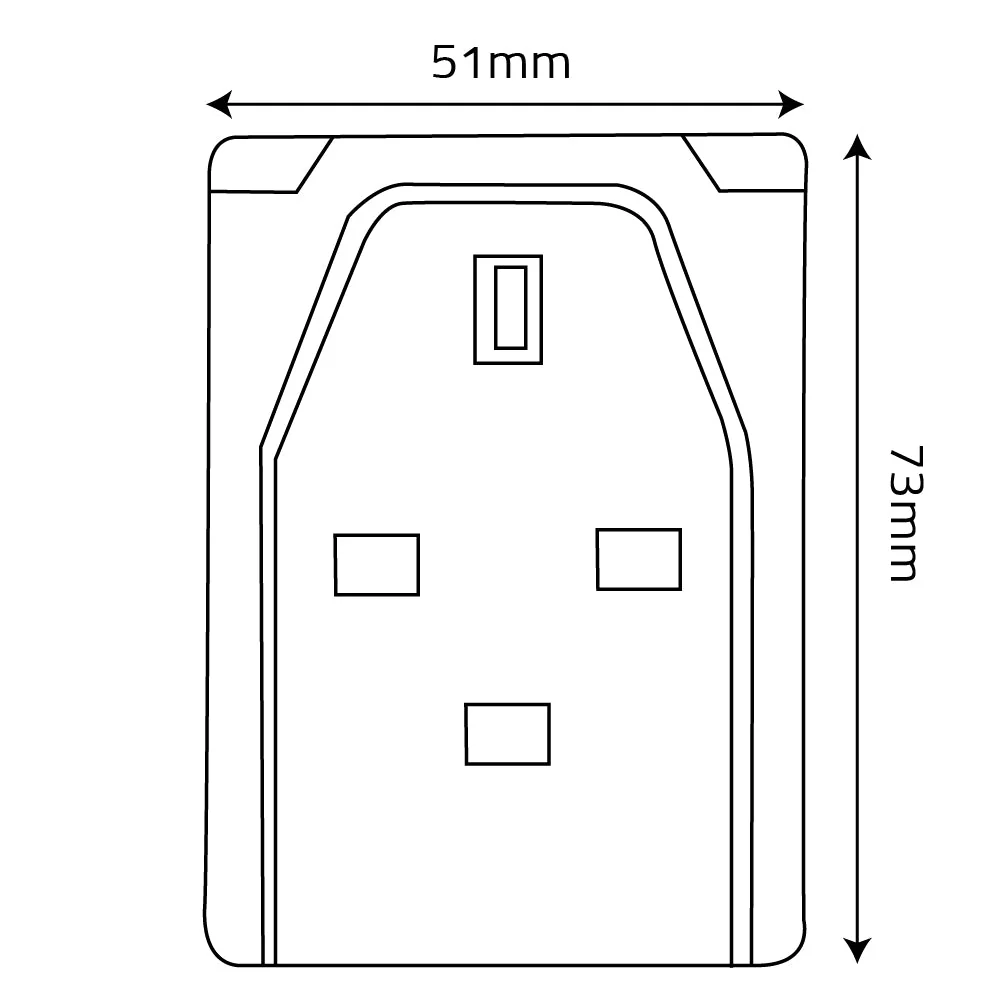 Ultralight Extension Cord With USB (AU010) - Image 7