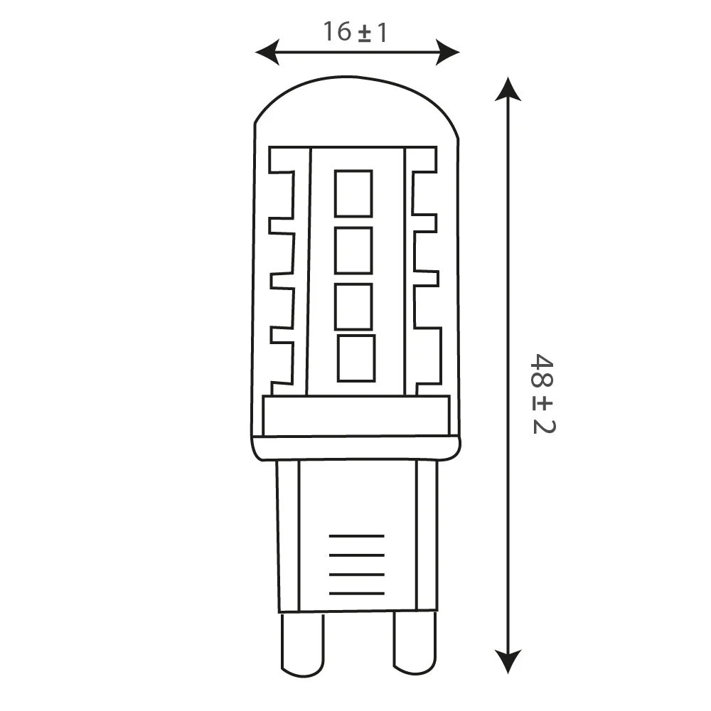 Ultralight Small G9 LED Bulb (UTL-G9) - Image 5