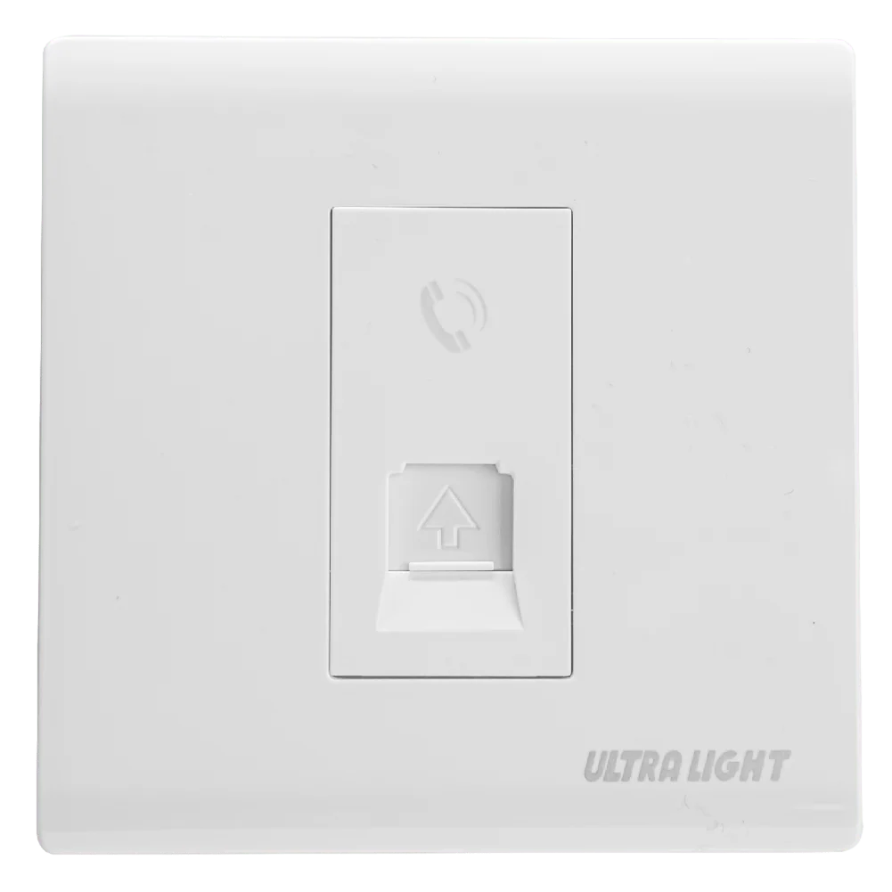Ultralight Innova Telephone Socket (W86/1TEL/B)
