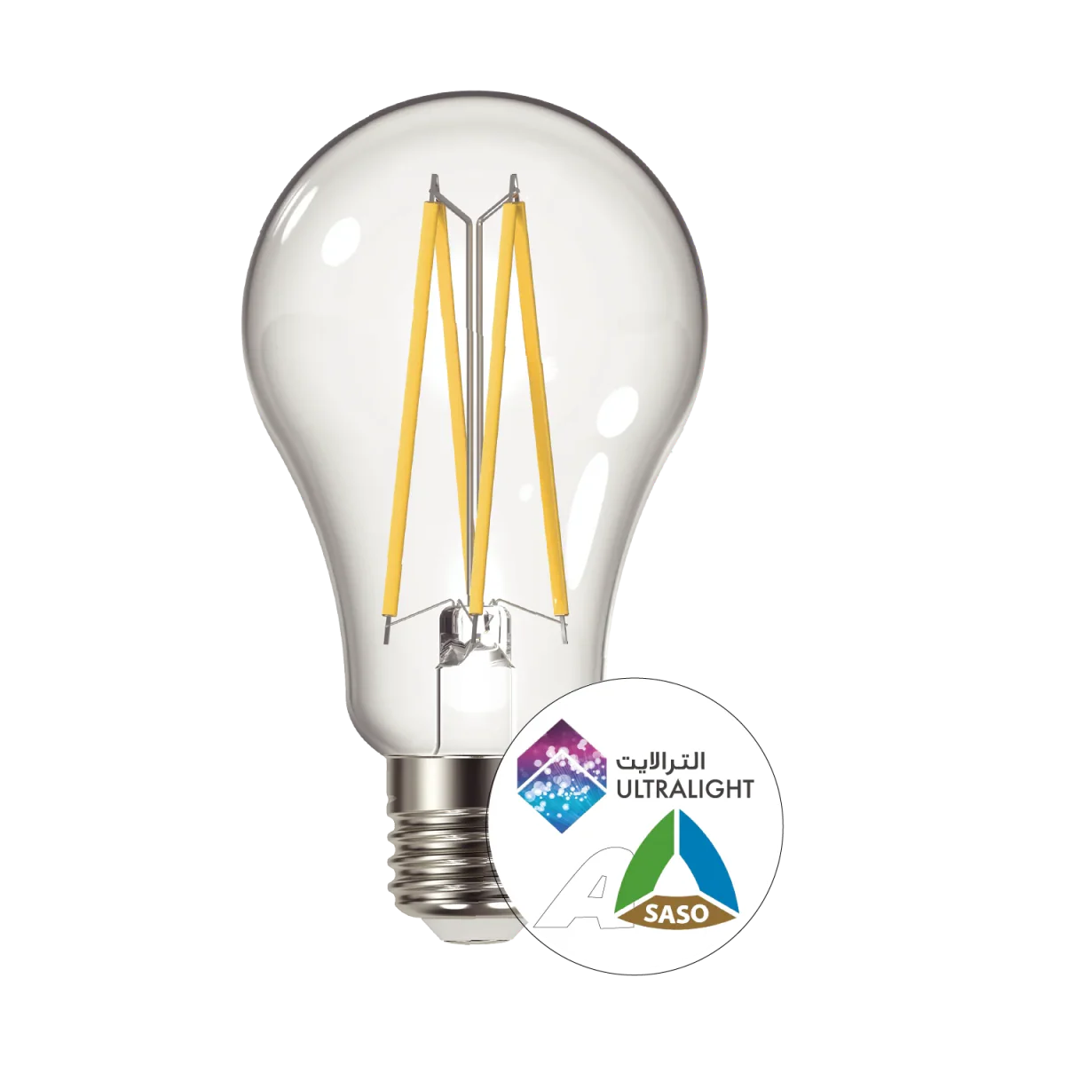 Ultralight LED Filament Bulb E27 Base (UTL-A1521SG)