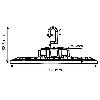 Ultralight LED High Bay Light with 5-Year Warranty (UTL-HD11) - Image 6