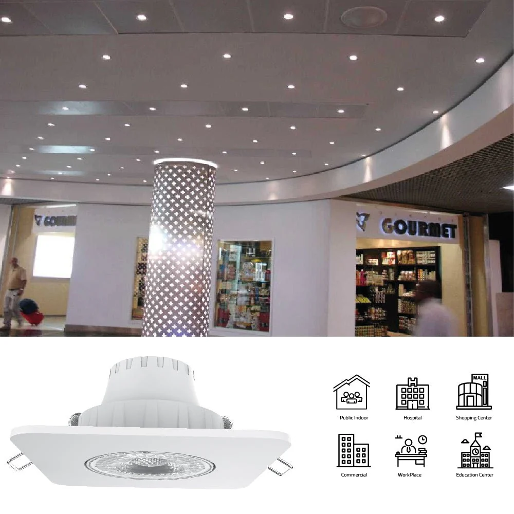 Ultralight LED Rotatable Downlight Dimmable (UTL-K7-SQ) - Image 9