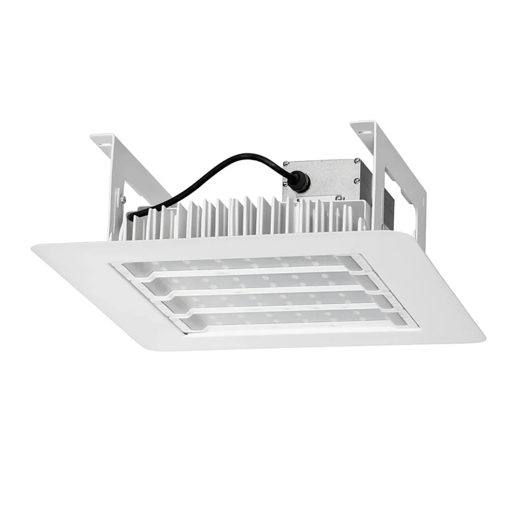 LED Pendant High Bay Light (UTL-MFP) – 120W, Ultra-Bright, IP66 Rated Canopy Fixture for Warehouses, Walkways & Outdoor Use
