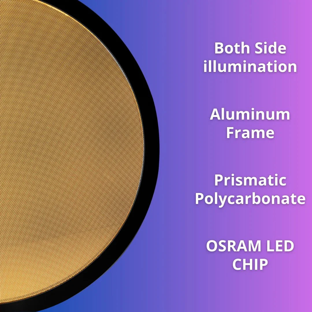 LED Pendant Light (BR4887) – Decorative Double-Sided Illumination with Elegant Design, High CRI >90, and Prismatic Diffuser - Image 10
