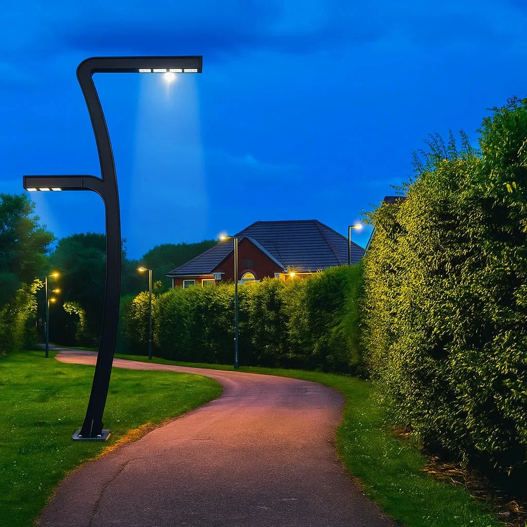 LED Pole Light 5 Meter 200W+120W IP54 for streets & parks (QT1850‑2) - Image 2