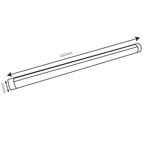 Ultralight Linear Light Connectable - Modern Black 24V Fixture (WD420) - Image 3