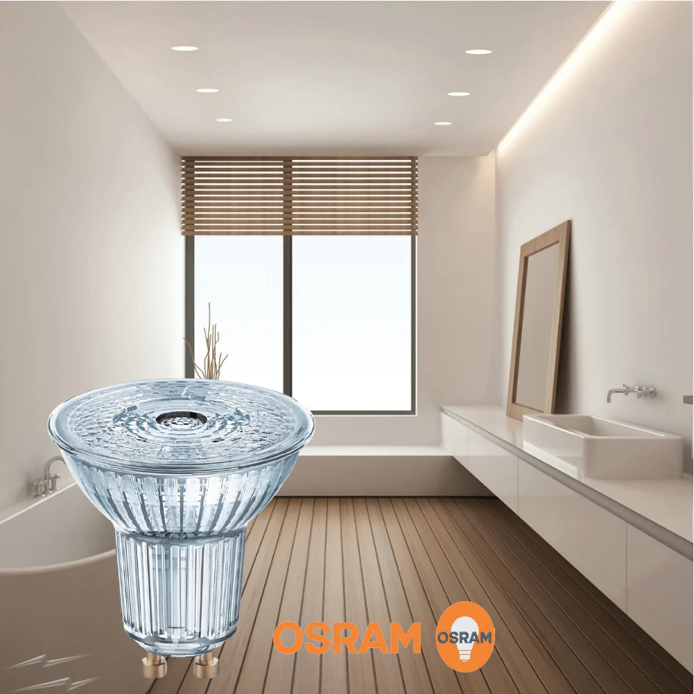 Ultralight Osram 6.9W Bulb GU10 Base (PARATHOM-LED 6.9W/827) - Image 2