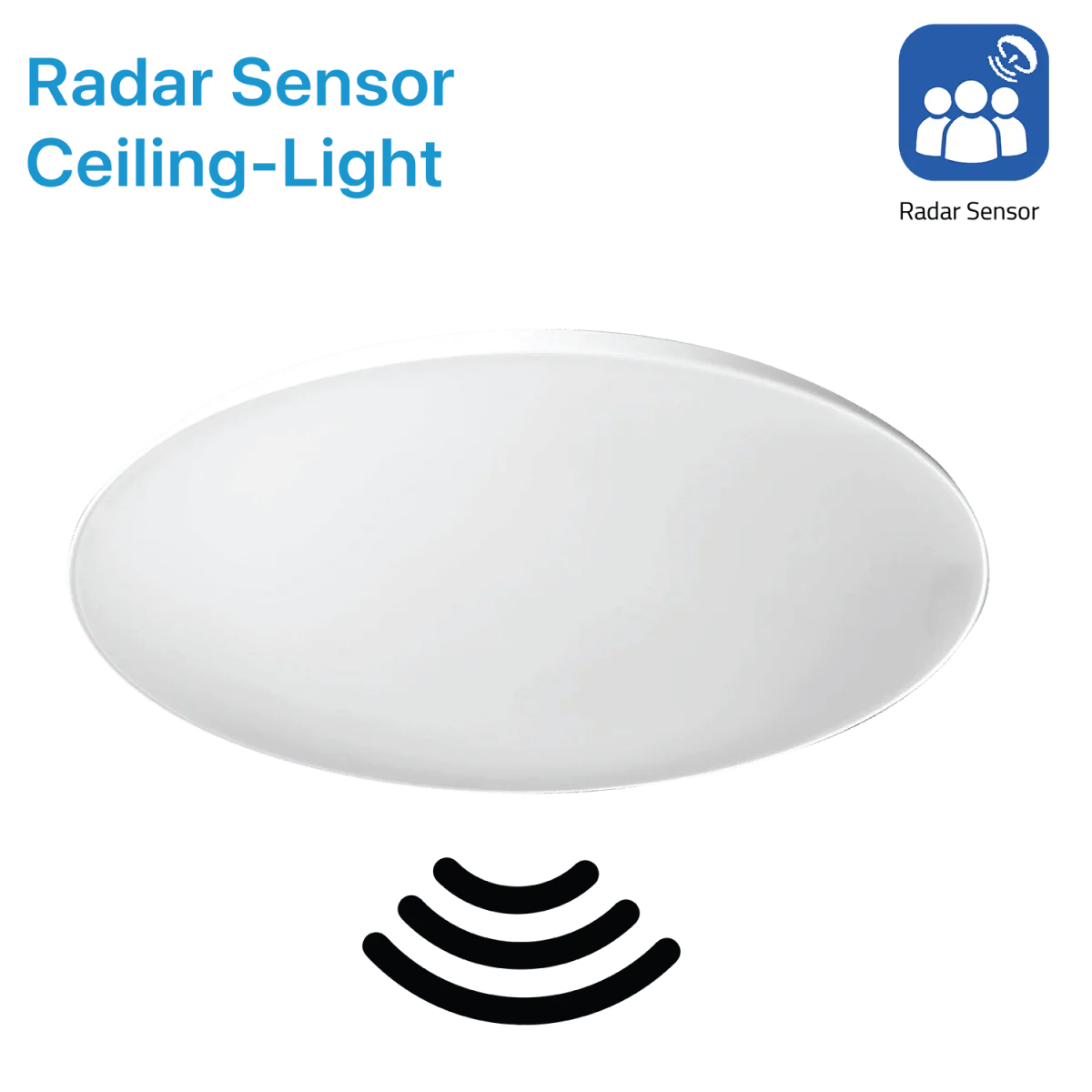 Radar Sensor Ceiling Light 18W – Motion Detection, Weatherproof (GD-BL6)