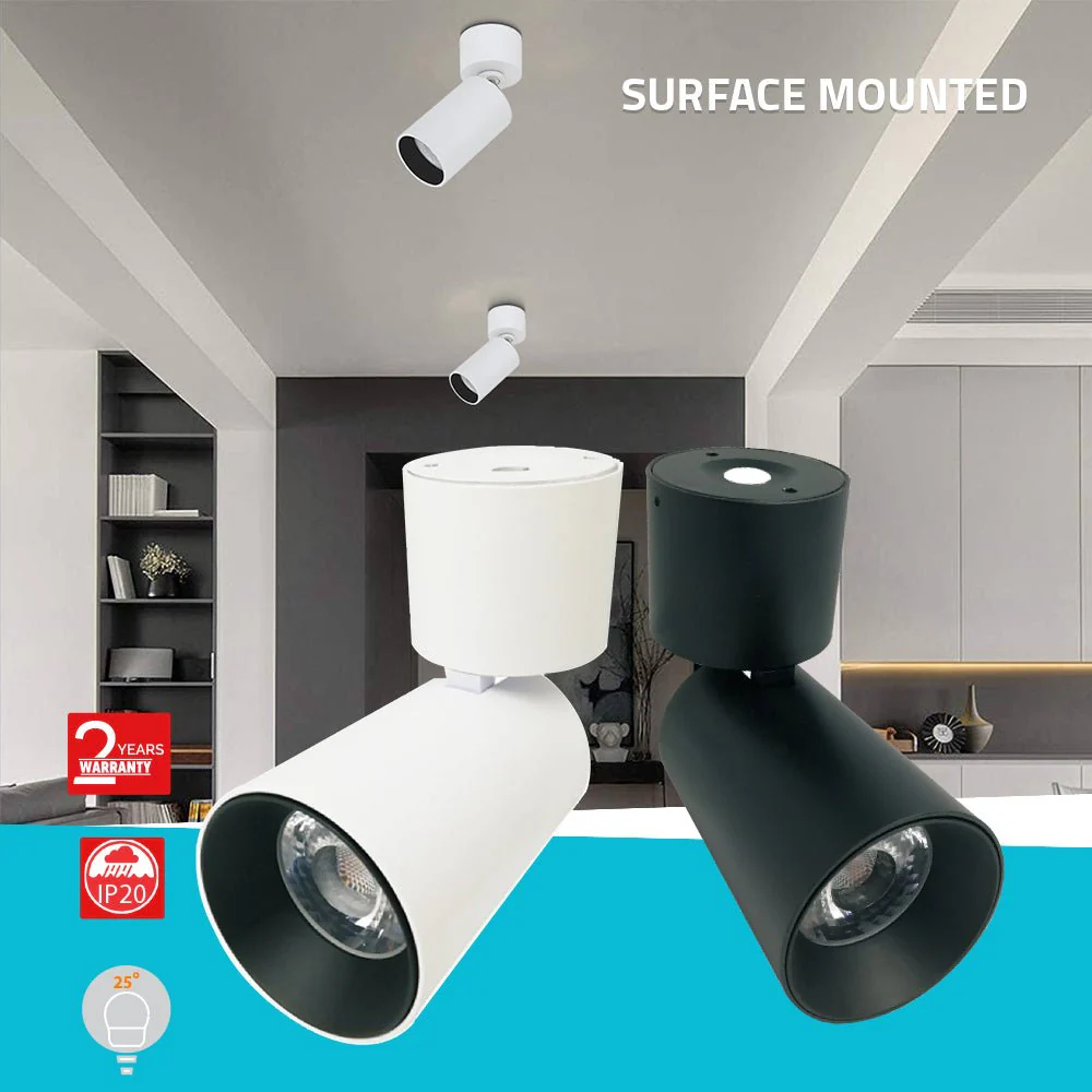 Ultra Light Rotatable Ceiling Light 12.5W (BR6454) | Bridgelux LED | Adjustable Spotlight - Image 3