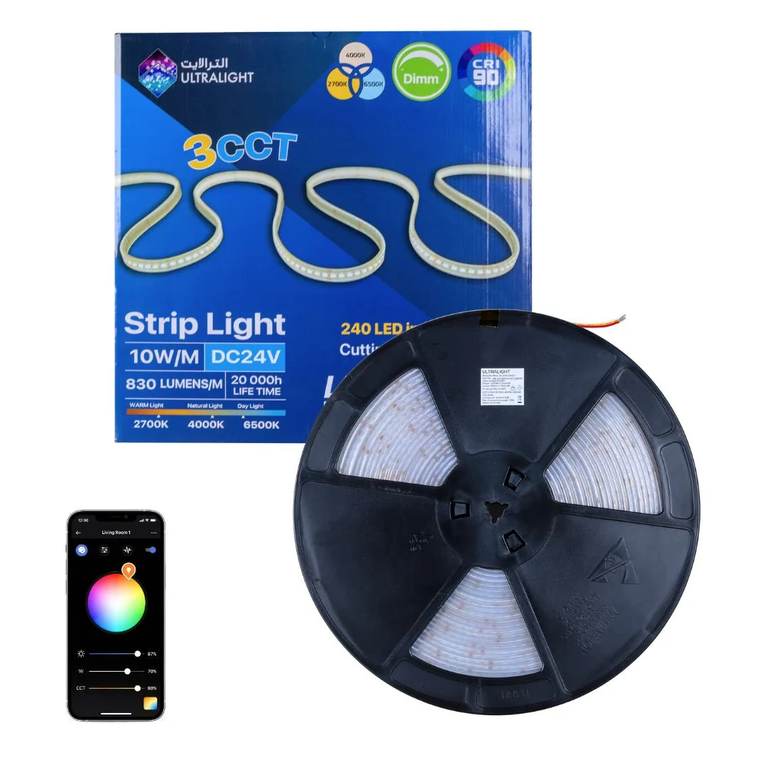 Smart Outdoor Strip Light 20M 10W/M - Mobile App Controlled (2219-240P)