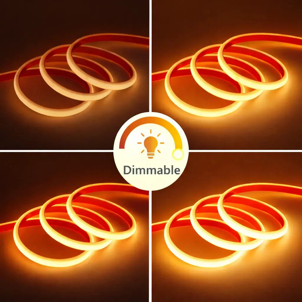 Smart Outdoor Strip Light 15M 6.5W/M - Mobile App Controlled (COB-624P) - Image 4