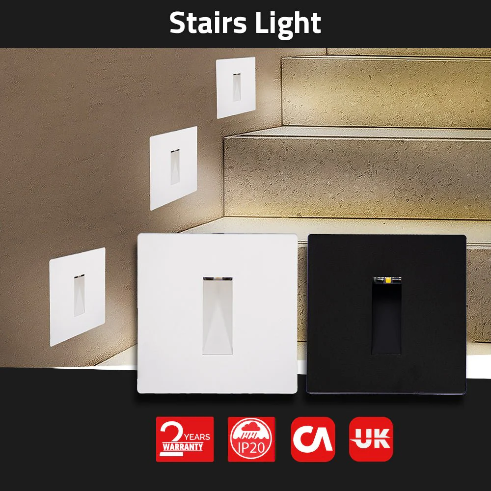 Ultralight Stair Light 1W With Warm Light (HELOS2) - Image 3