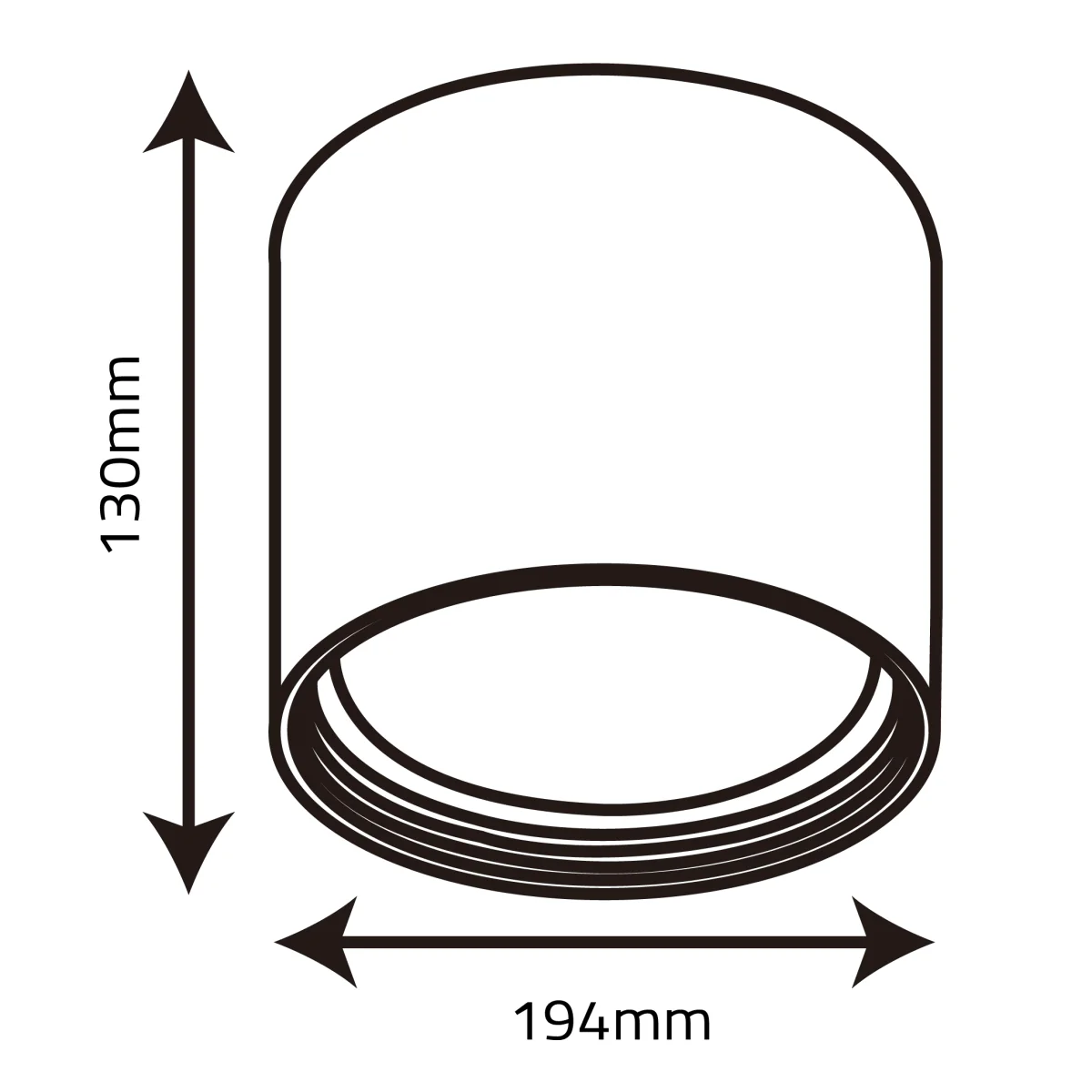 Ultralight Surface-Mounted Downlight - Osram LED (QH1022) - Image 8