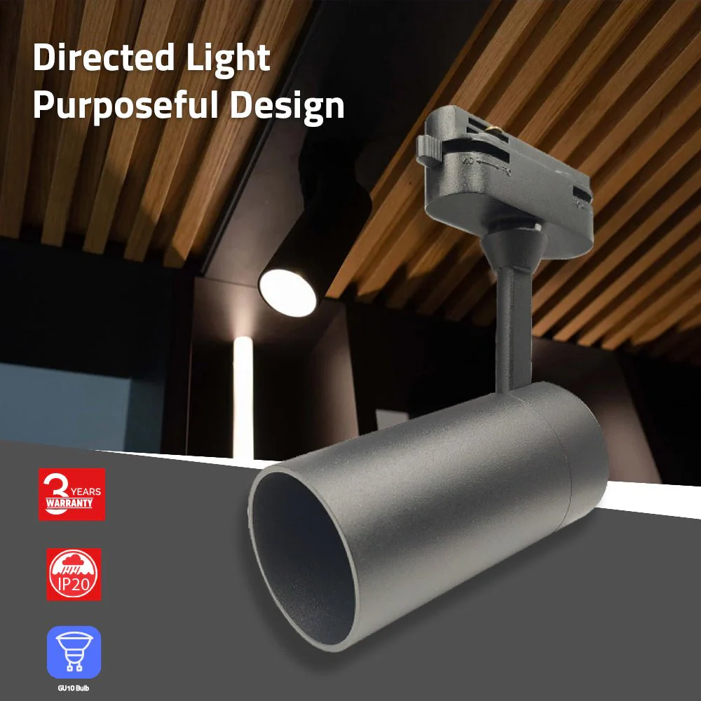 Ultralight Modern Track Light Frame - GU10 Spotlight with 360° Rotation (FTA717) - Image 2
