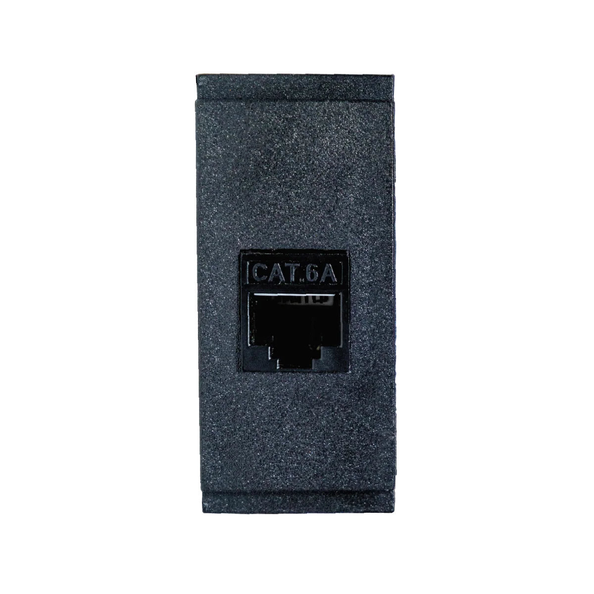 Ultra Light Cat 6A Socket - With Cable Cat6 1.5M - For Desktop-Box (ZM-F12)