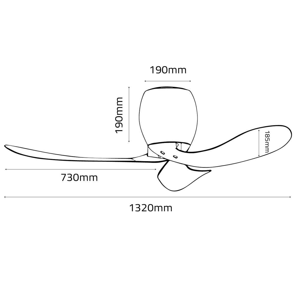 ULTRA LIGHT FAN (AW87) – 52IN Ceiling Fan with Remote - Image 7