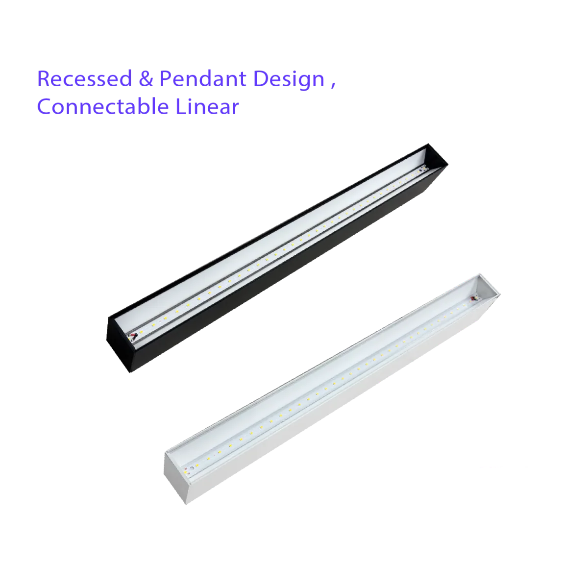 Ultra Light LED Linear Light (BR5124) – Recessed & Pendant Indoor Lighting - Image 6