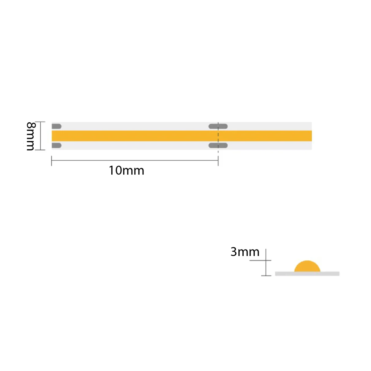 Ultra Light COB LED Strip Light - High CRI - 5 Meter Length (COB-400P) - Image 12