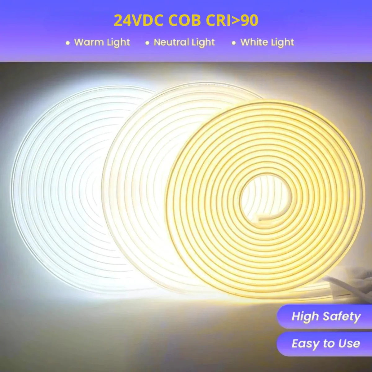 Ultra Light COB LED Strip Light - High CRI - 5 Meter Length (COB-400P) - Image 9