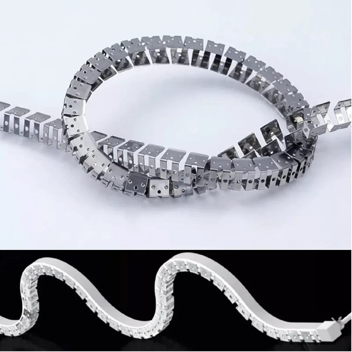 Ultra Light STAINLESS STEEL LED Strip Profile - Sleek Housing for LED Lighting Installations - Image 3