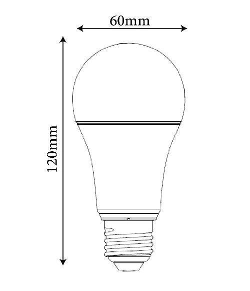 Ultralight 7.8W LED Bulb E27 Base - SAMSUNG LED (UTL-CF-A806ST) - Image 3