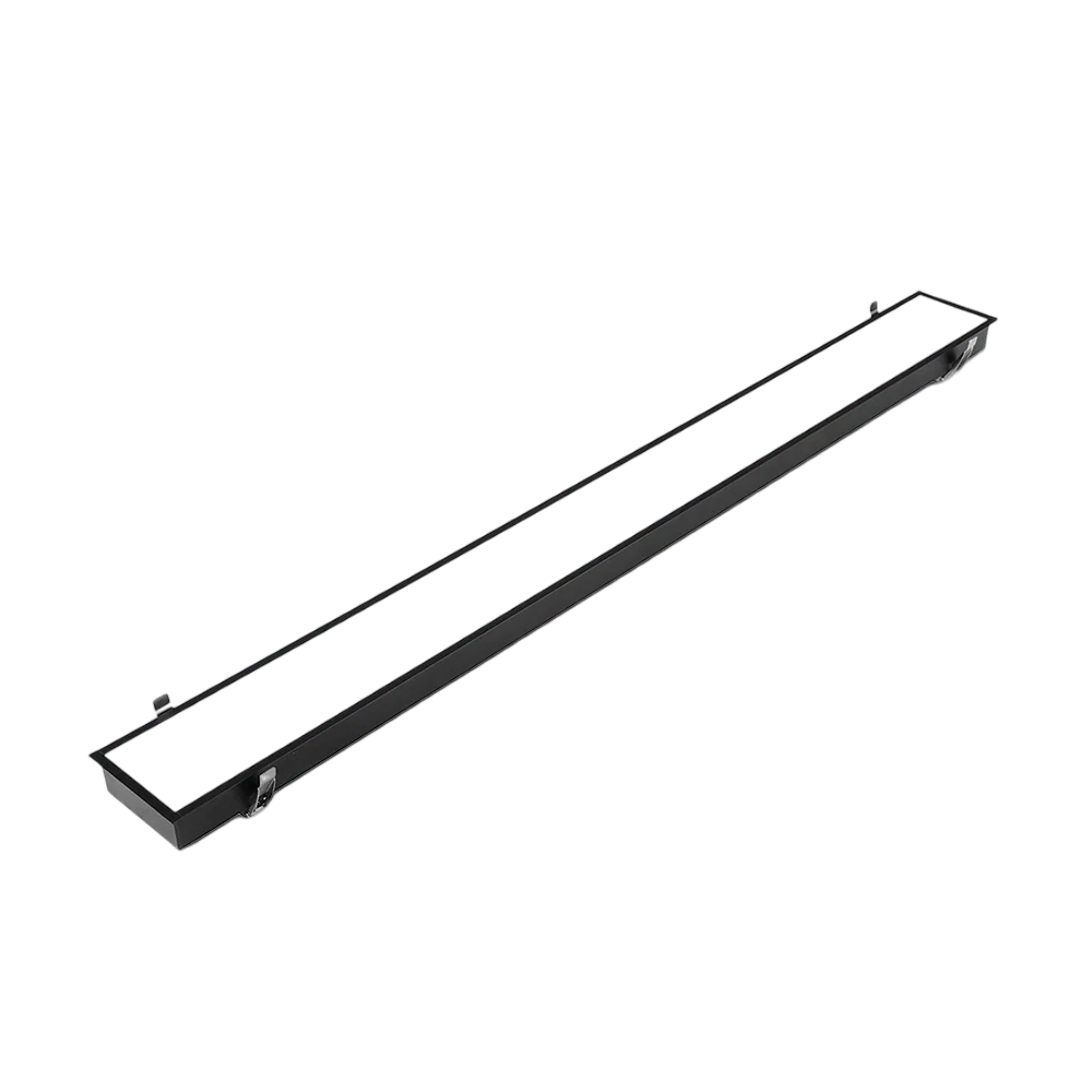 Ultralight Black Linear Light Recessed Connectable - Modern Design (BR6075B) - Image 2