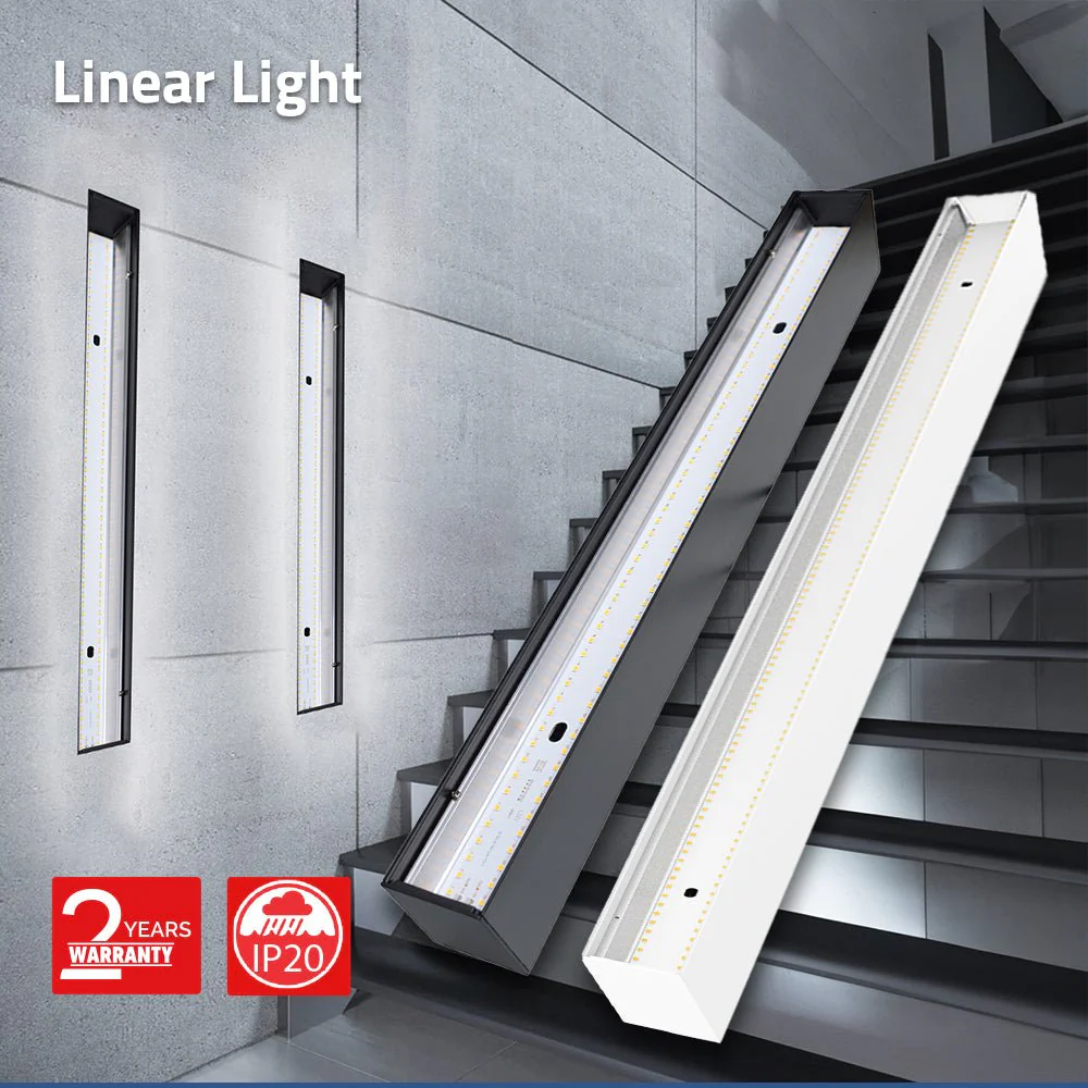 Ultralight White Linear Recessed Light - Samsung LED - Sleek Indoor Fixture (UTL-LP2) - Image 2
