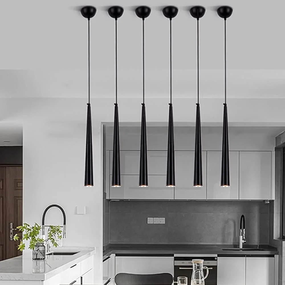 Ultralight Elegant Cylindrical Indoor Pendant Light - GU10 Base (BR4888) - Image 2