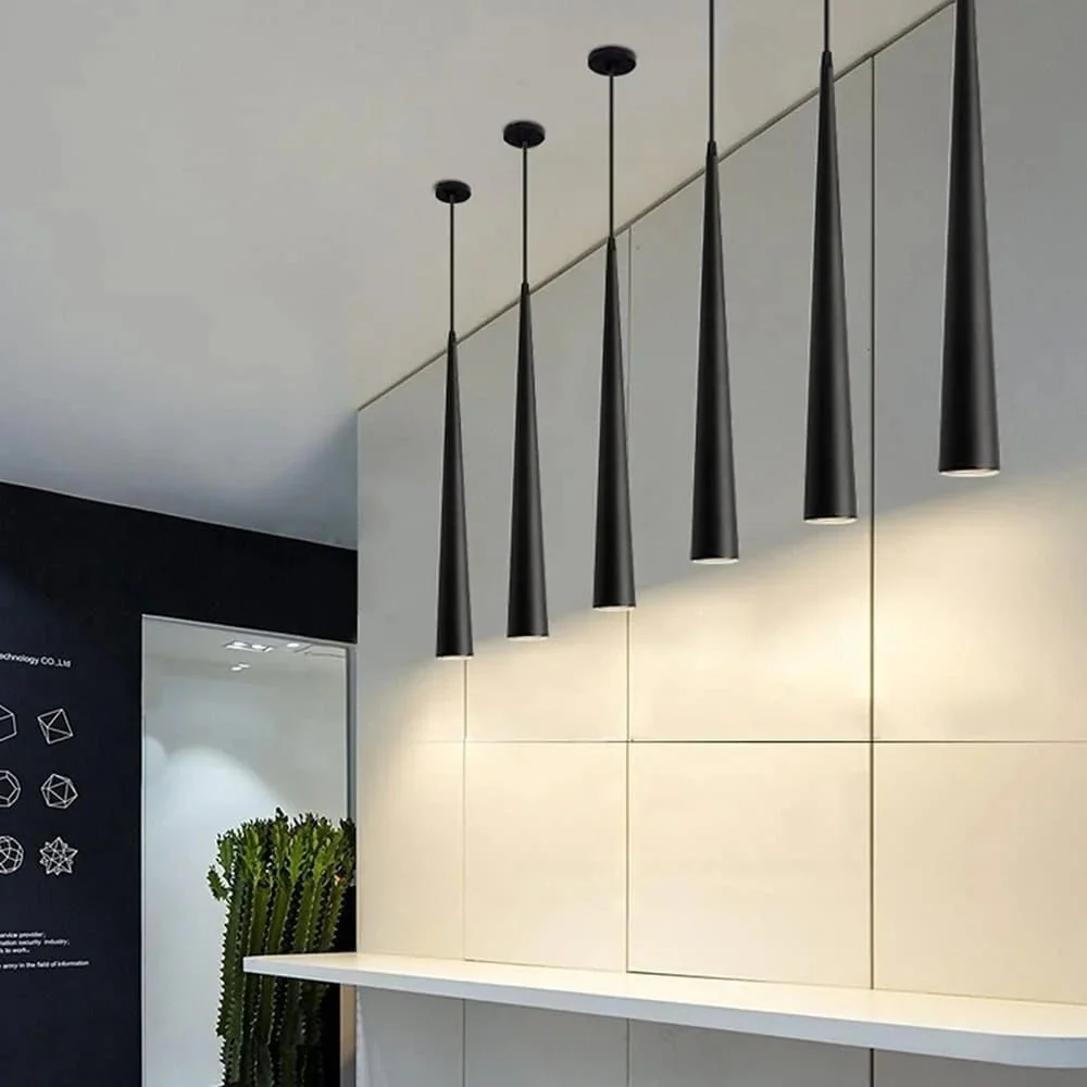 Ultralight Elegant Cylindrical Indoor Pendant Light - GU10 Base (BR4888) - Image 3