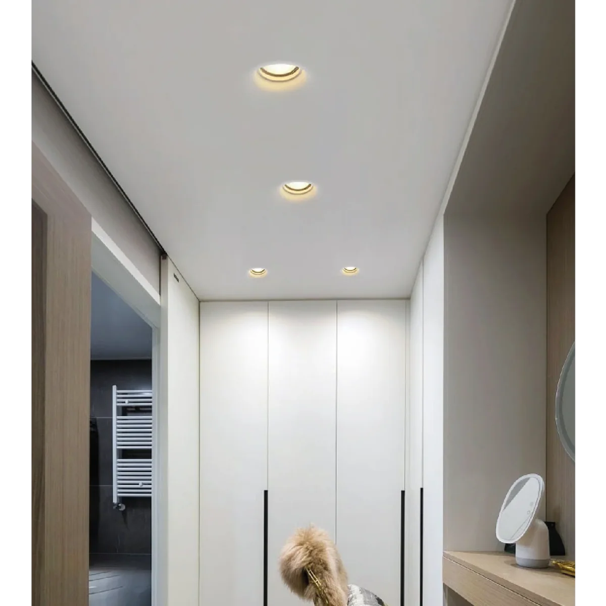 Ultralight Gypsum Spot Light Frame GU10 - Elegant Design (MC-9130) - Image 4