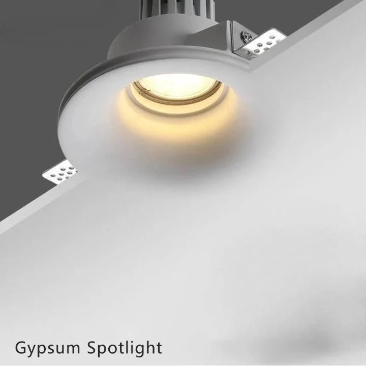 Ultralight Gypsum Spot Light Frame GU10 - Elegant Design (MC-9130) - Image 9