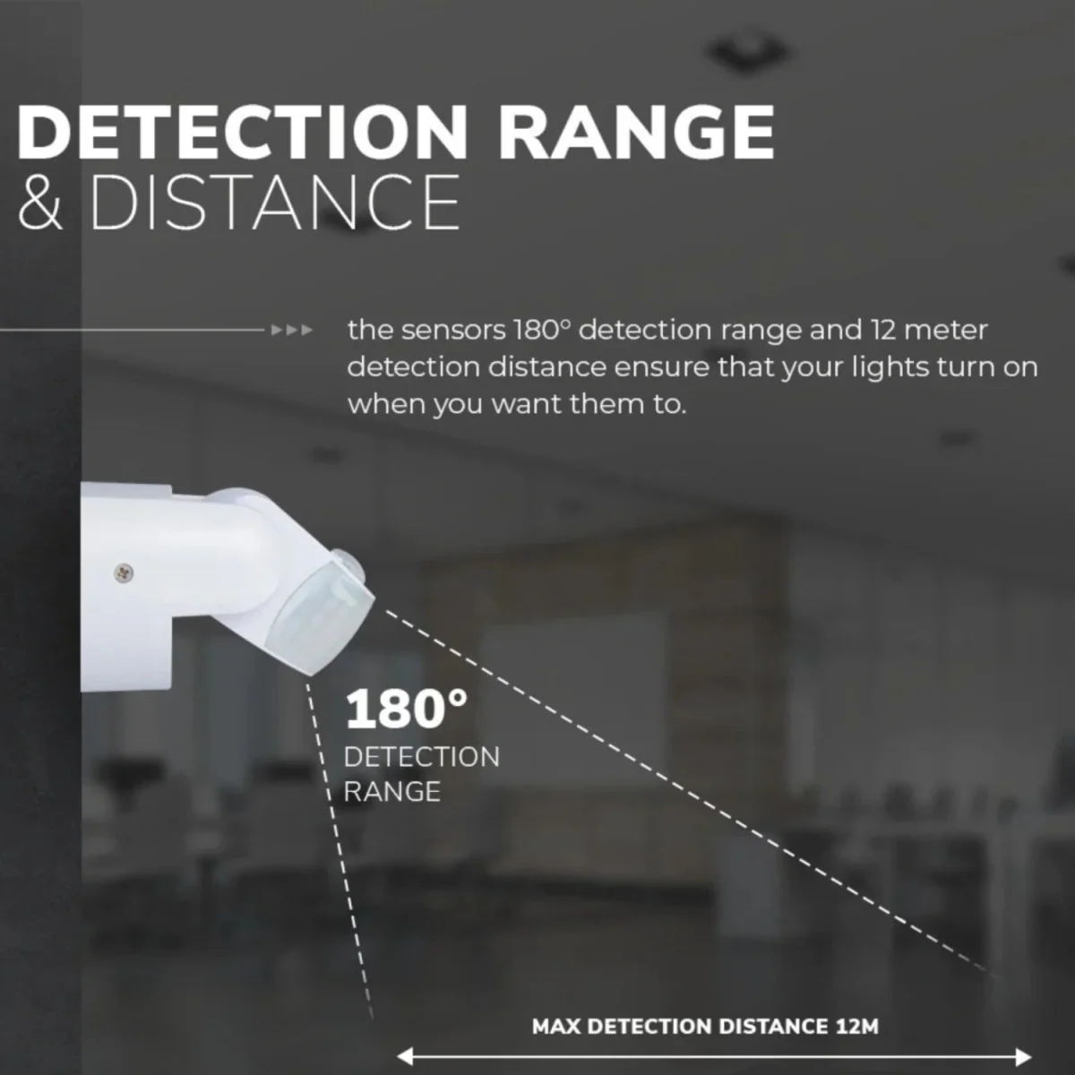 Ultralight Infrared Motion Sensor IP65 - 180° Rotating Joint 5 Years Warranty (ST15B) - Image 2