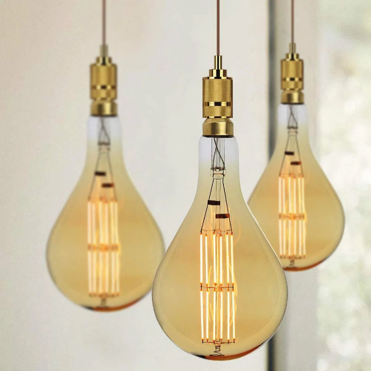Ultralight Decorative LED Filament Bulb 8W E27 (A160) - Image 2