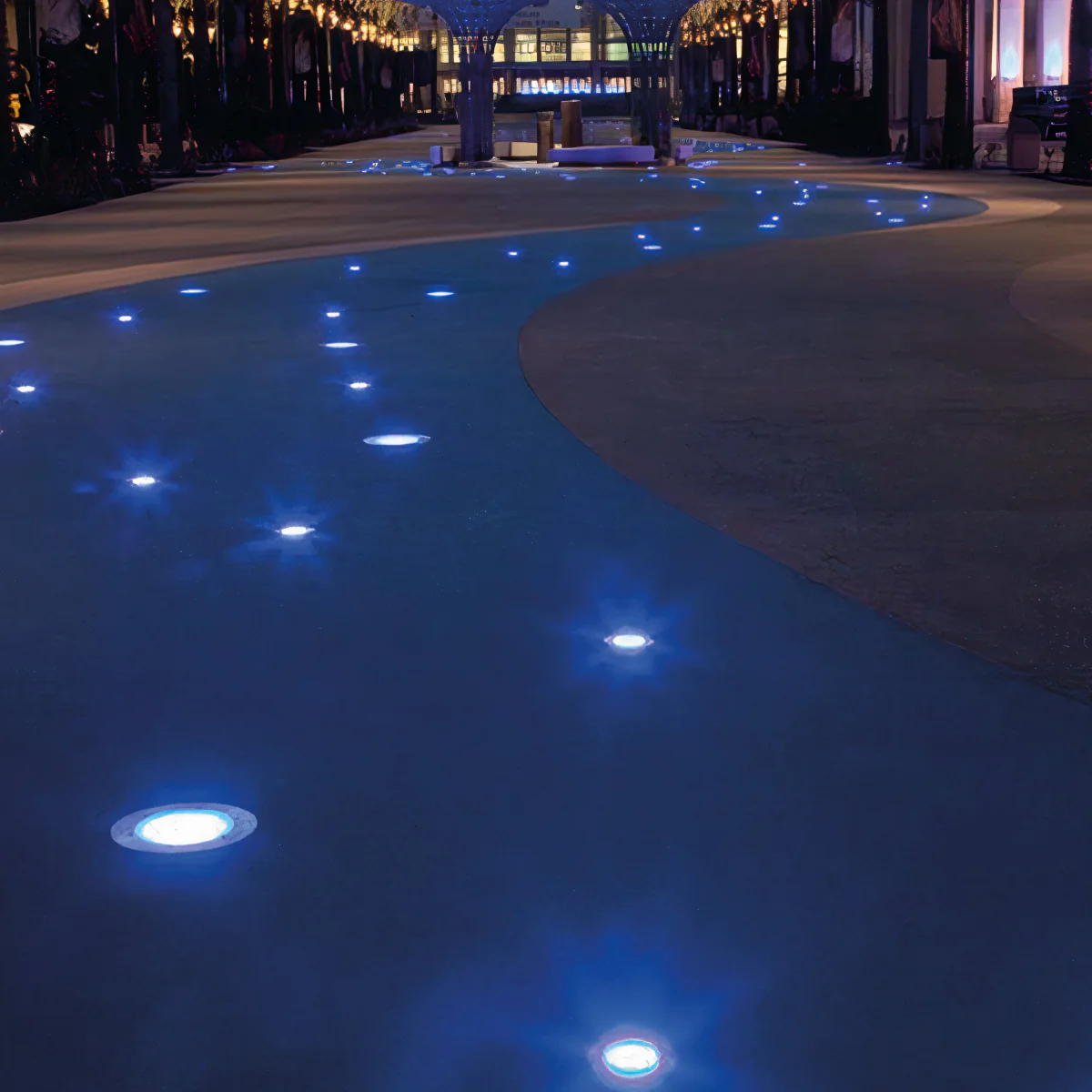 Ultralight LED Inground Light – Waterproof Outdoor with Multi-Color SMD Lens, IP67 (4331) - Image 2
