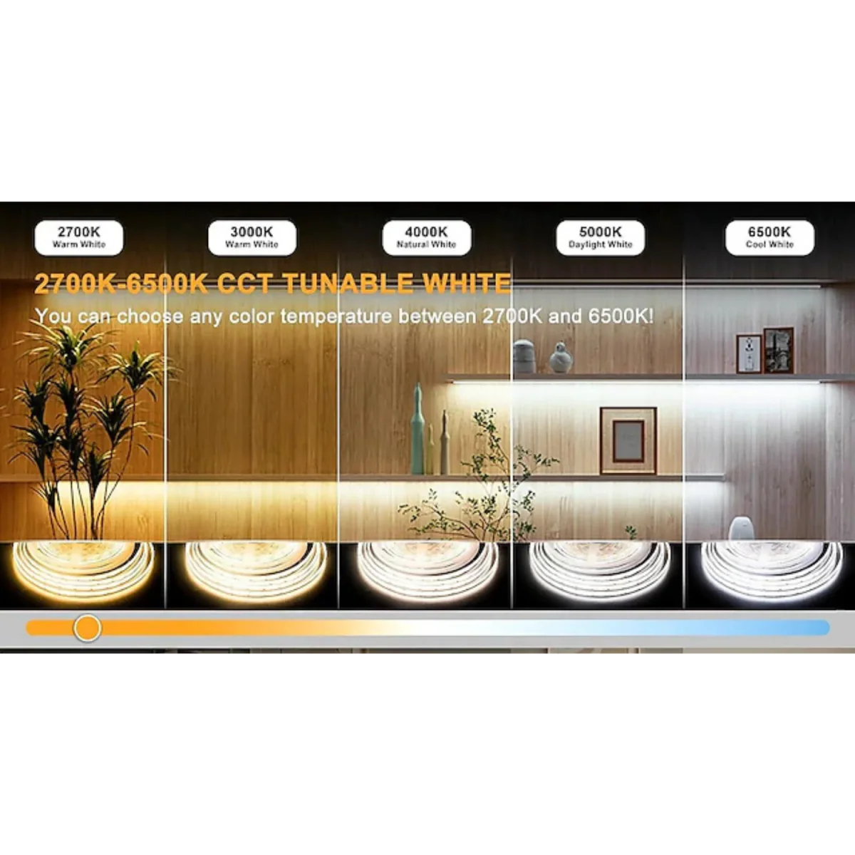Ultralight LED Strip Light (COBST-512P) – High-Quality Flexible Indoor Lighting CRI 90 - Image 3