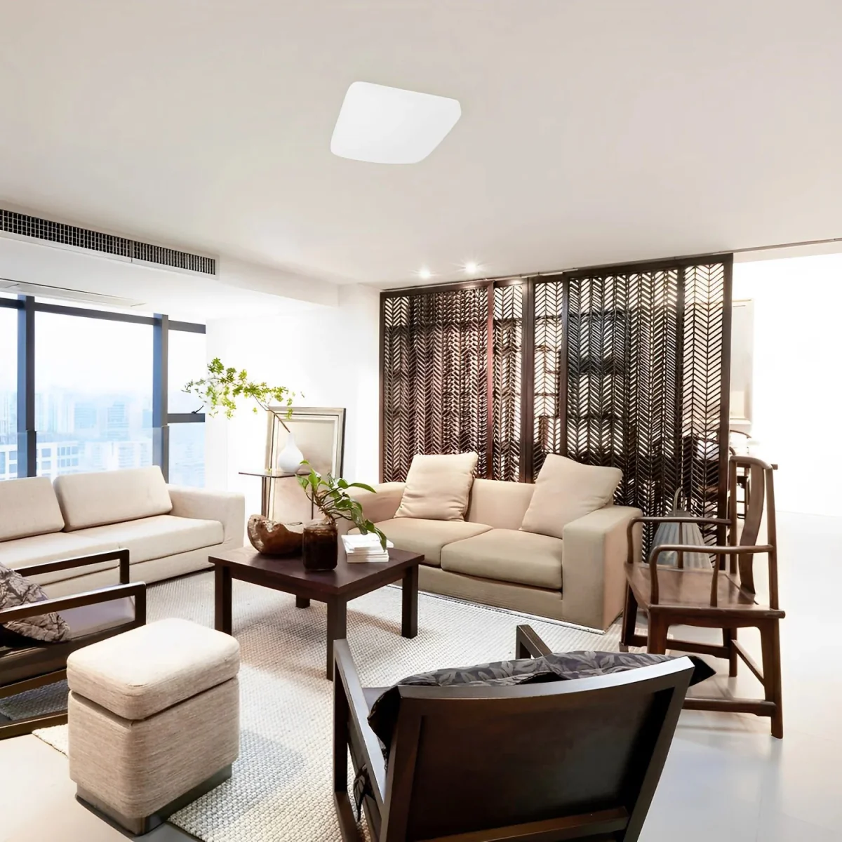 Ultralight Square Ceiling Light 50W (MXL-1075-SQ) | Indoor Surface Fixture - Image 2