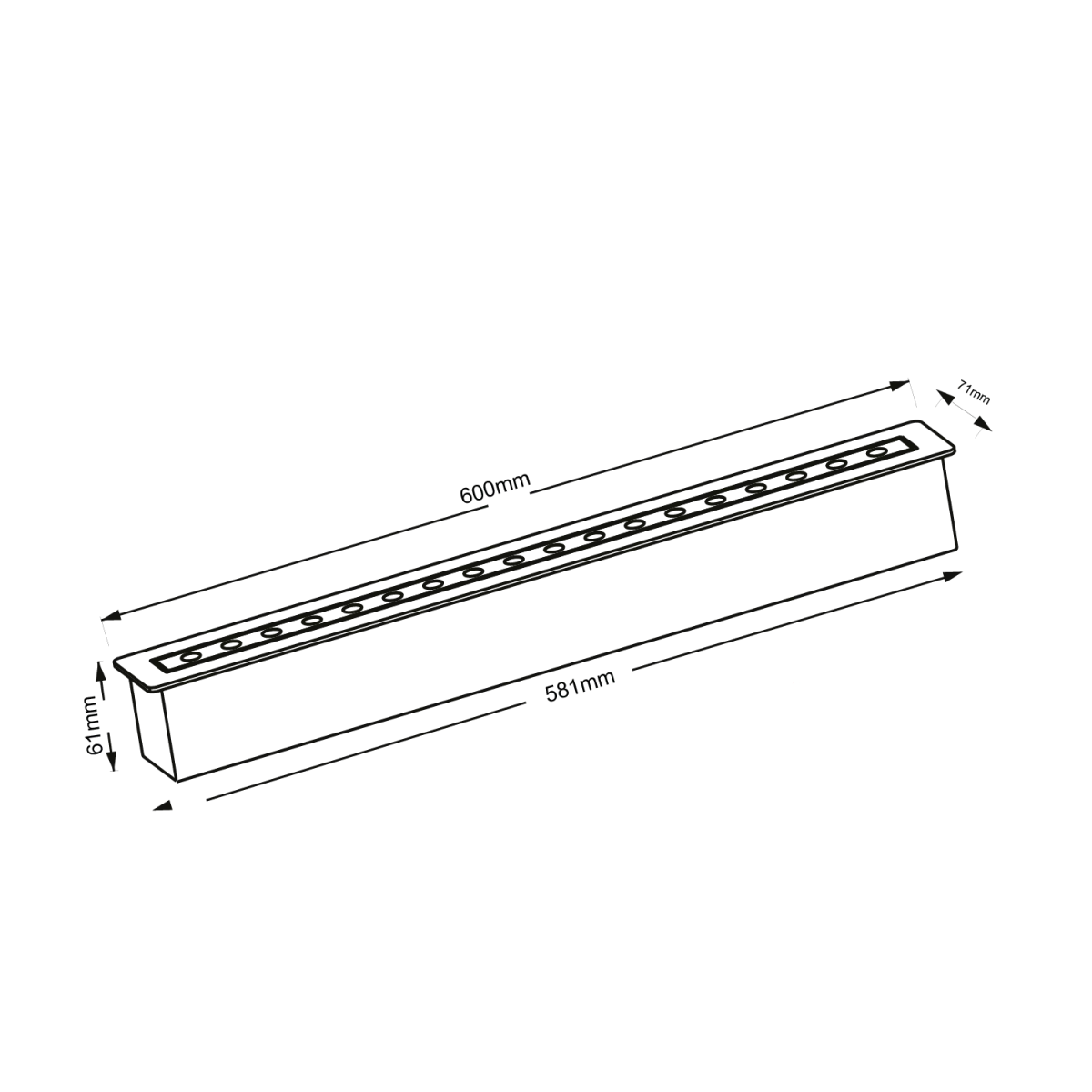 Ultralight Linear Inground Light IP67 (BD9007) - Image 6
