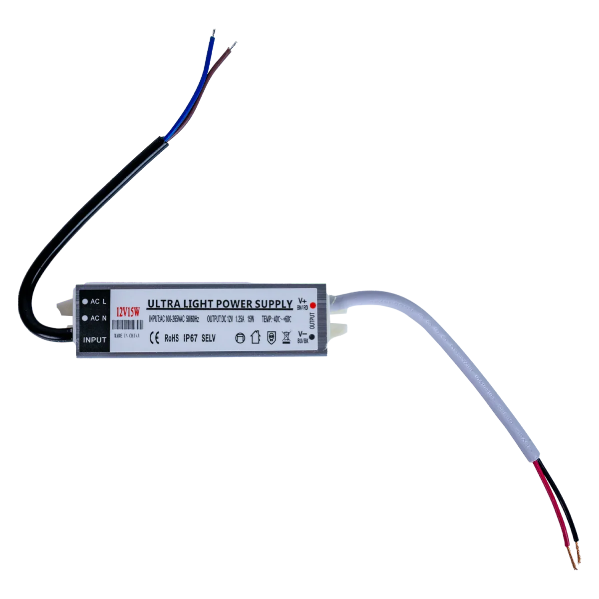 Ultralight Power Supply 12V 15W IP67 - Image 2