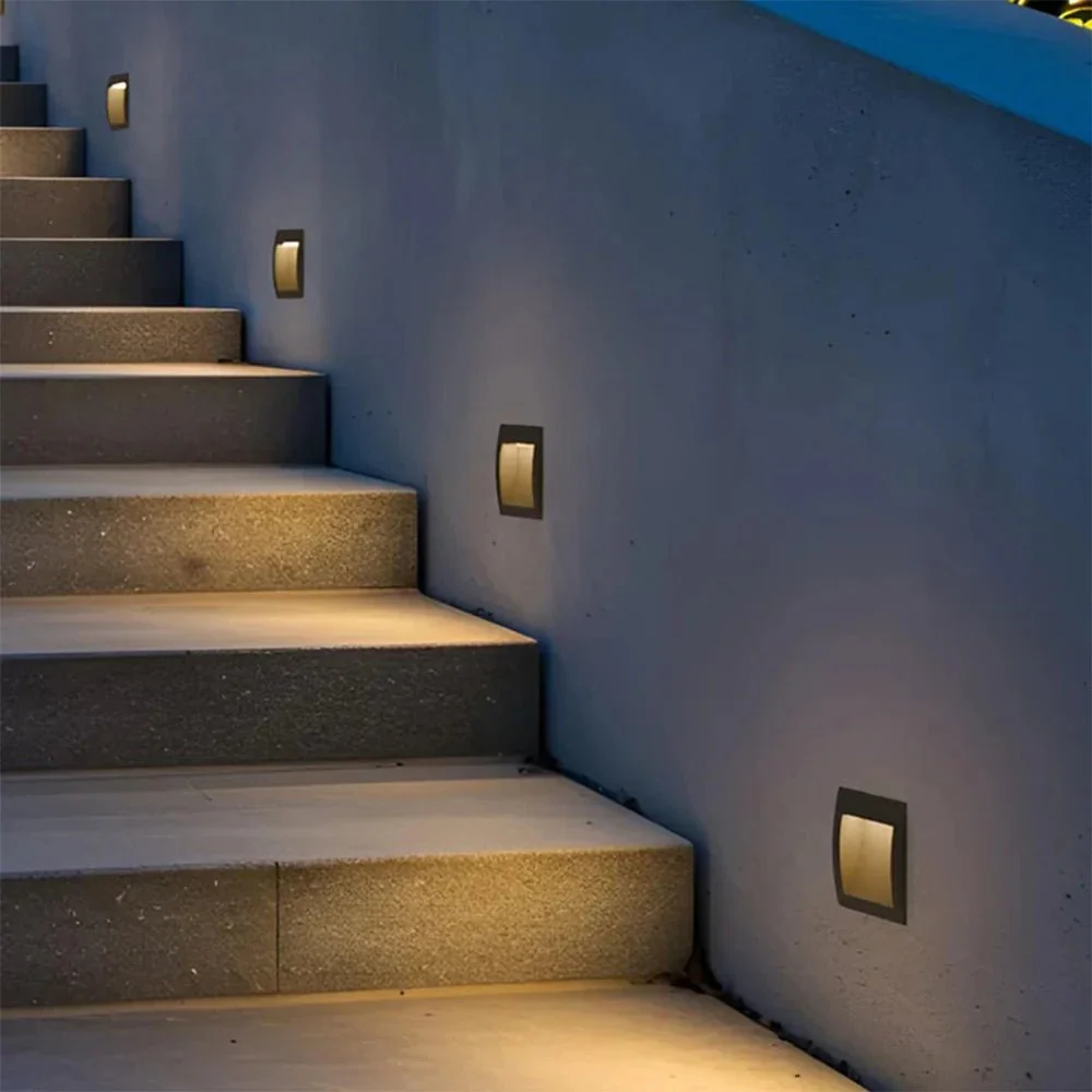 Ultralight Square LED Surface Mounted Step Light (20603) - Image 2