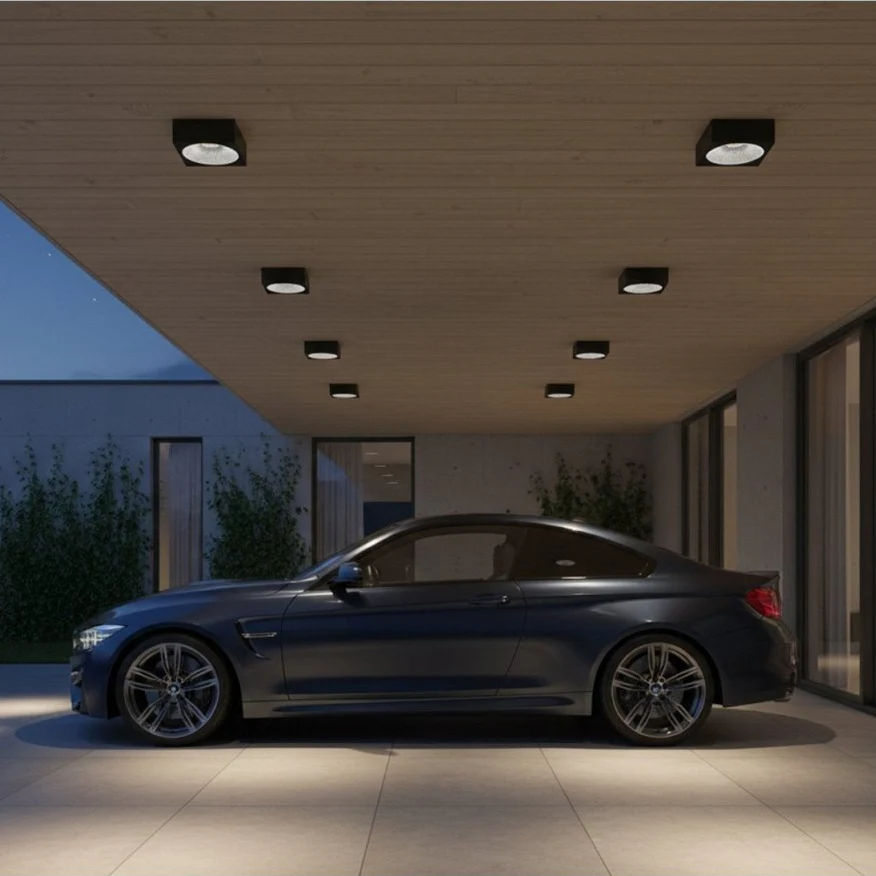 Ultralight Square Surface Mounted Spotlight (SQ7224B) - Image 2
