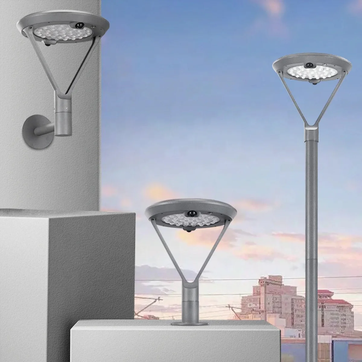 Ultralight Solar Garden Light with Motion Sensor 16W IP55 (T564) - Image 2